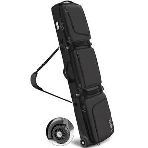 YOREPEK Padded Snowboard Bag With Wheels For Air Travel And 6 Pockets/Ski Boots